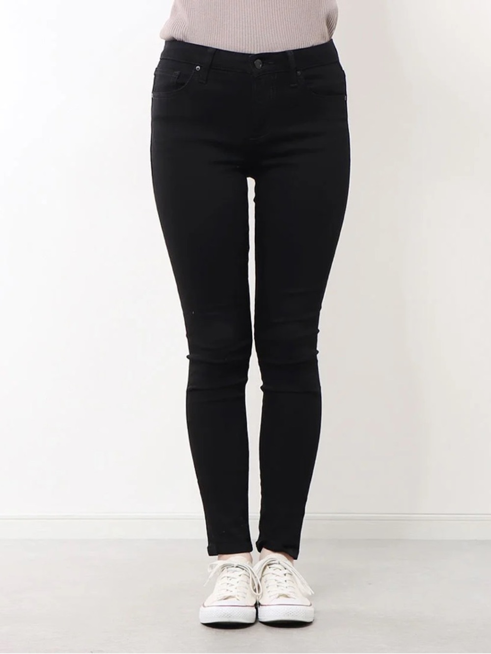 JOE’S JEANS Stretchy Mid-Rise Skinny Jeans in Black - 28 - Picture 5 of 16